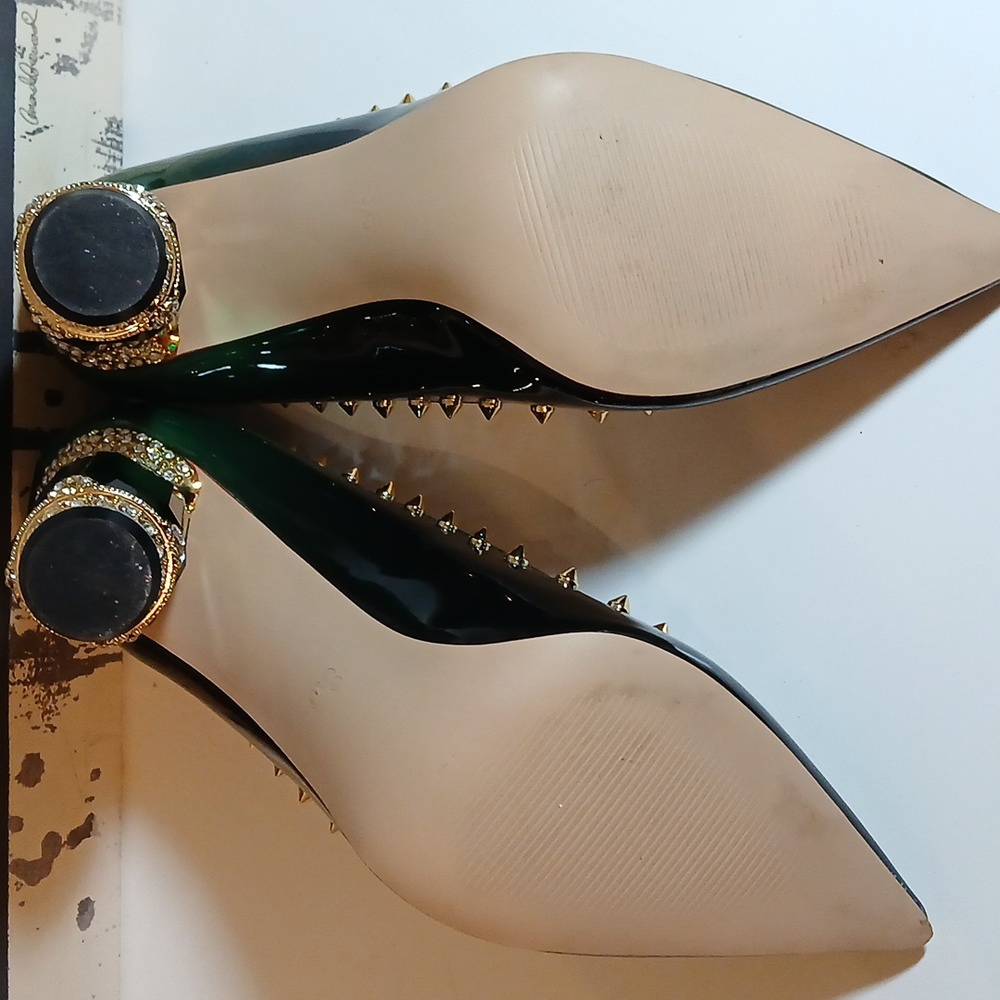 Emerald Gem Heels - Picture 7 of 8